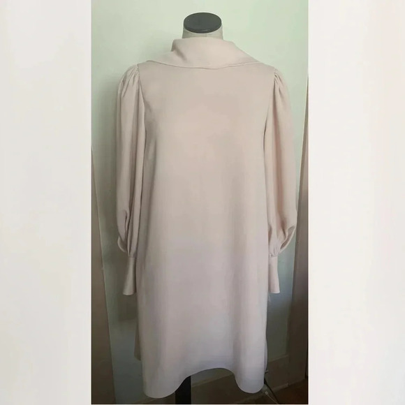 ADEAM NWT Tie Neck Scarf Crepe Shift Dress - Picture 6 of 12
